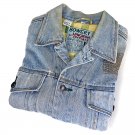 Bugle Boy Joe's Grill Vintage Varsity-Style Denim Jacket