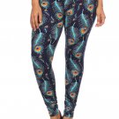 Radiant Plumage Plus Size Leggings