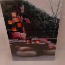 LED Lighted Pink Orchid Canvas Wall Art