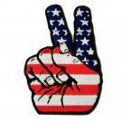 American Flag Peace Patch