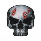 Jumbo Skull Back Patch with Bullet Holes