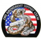 2nd Amendment Rattlesnake Embroidered Patch