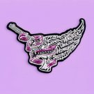 Patriotic Flying Pistol Embroidered Patch 2nd Amendment Pride