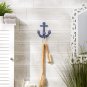 Coastal Blue Anchor Wall Hook