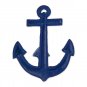 Coastal Blue Anchor Wall Hook