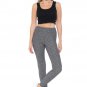 Black Grey Herringbone Print High Waist Leggings One Size