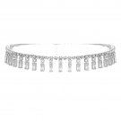 Glam Crystal Baguette Piano Choker