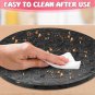 12 Inch Round Black Cake Board Embossed Grease Resistant Display Base