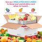 Insulated Box Liners 10 Pack Silver Foil Thermal Liners Fits USPS Medium Flat Rate Box