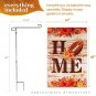 Garden Flag Stand & 12x18 Double-Sided Football HOME Garden Flag Combo