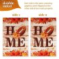 Garden Flag Stand & 12x18 Double-Sided Football HOME Garden Flag Combo