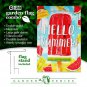 Garden Flag Stand & 12x18 Double-Sided Hello Summer Watermelon Popsicle Garden Flag Combo