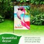 Garden Flag Stand & 12x18 Double-Sided Peace Sign Flamingo Summer Garden Flag Combo