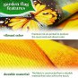Garden Flag Stand & 12x18 Double-Sided Welcome Sunflowers Butterflies Garden Flag Combo