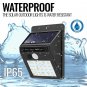 Solar Motion Sensor Outdoor Security Light 30 LED Waterproof IP65 Wall Mounted Flood Light