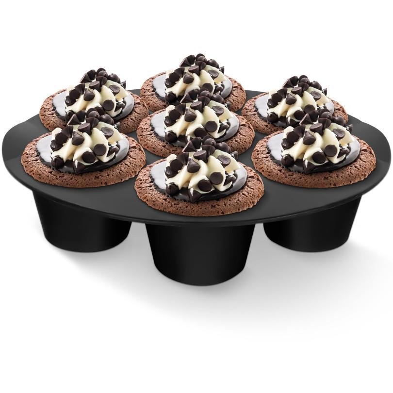 Silicone Muffin Pan 7-Cup Nonstick Egg Bite & Cupcake Mold Dishwasher Safe