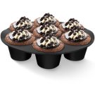 Silicone Muffin Pan 7-Cup Nonstick Egg Bite & Cupcake Mold Dishwasher Safe
