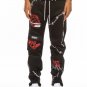Mens Hype Official Print Track Pants Elastic Drawstring Streetwear Joggers