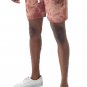 Mens Cotton Crush Tie Dye Shorts Elastic Drawstring Summer Casual Lounge