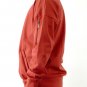 Mens Oversized Long Sleeve Pullover Sweatshirt Zipper Sleeve Detail