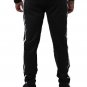 Mens Performance Track Jogger Pants Side Stripe Athletic Running Sweatpants