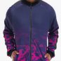 Mens Camo Ombre Track Jacket Full Zip Athletic Stretch