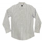 Mens Michael Brandon Long Sleeve Striped Button Down Shirt