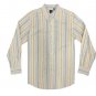 Mens Michael Brandon Long Sleeve Striped Button Down Shirt