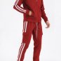 Mens Utility Cargo Track Suit Full Zip Jacket and Pants Set