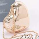 Womens Heart Shaped Acrylic Case Bag Chain Strap Crossbody Clutch