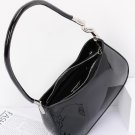 Womens Enamel Shoulder Bag Glossy Patent Chain Strap Purse
