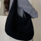 Womens Faux Suede Bindle Shoulder Bag Slouchy Hobo Purse