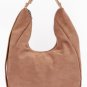 Womens Faux Suede Bindle Shoulder Bag Slouchy Hobo Purse