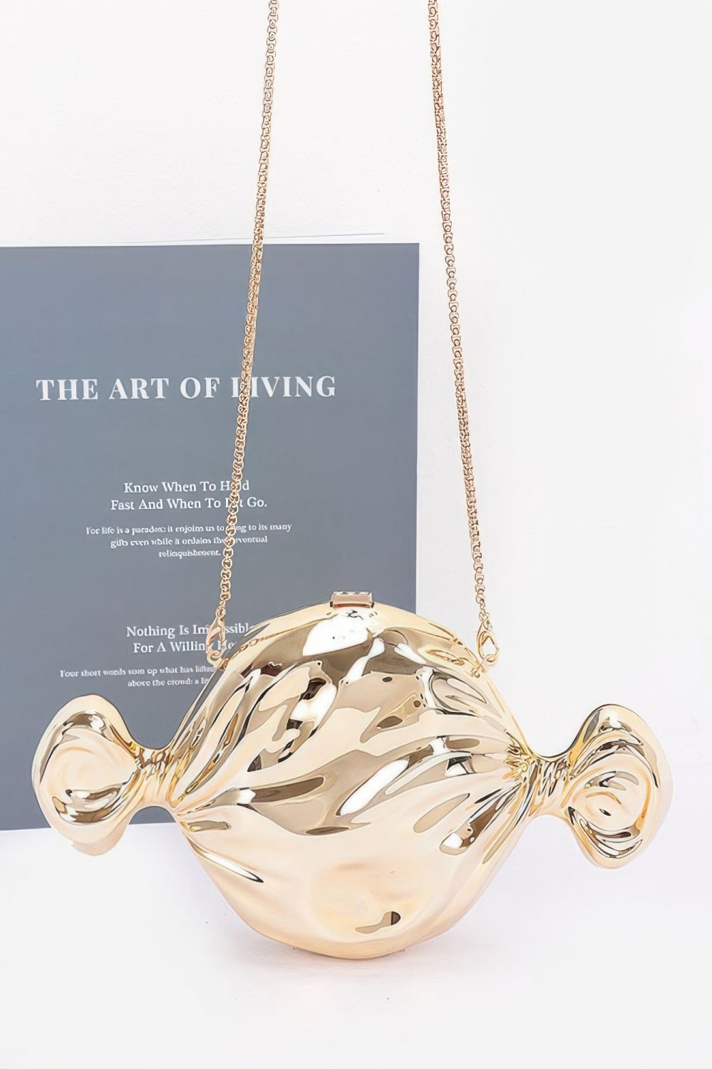 Womens Metallic Acrylic Candy Shape Clutch Chain Shoulder Bag