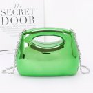 Womens Acrylic Top Handle Clutch Chain Shoulder Bag