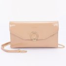 Womens Patent Leather Flap Crossbody Bag Chain Strap