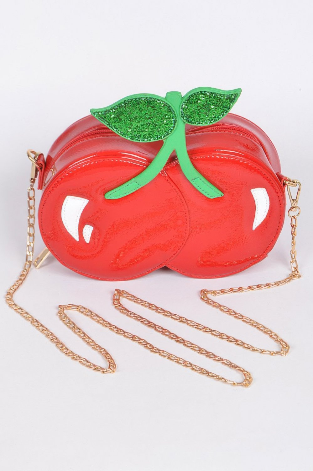 Red Cherry Novelty Crossbody Clutch Bag