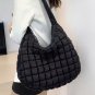 Oversized Quilted Padded Nylon Shoulder Bag