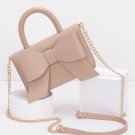 Bow Accent Top Handle Mini Crossbody Bag