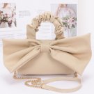 Oversized Bow Top Handle Mini Clutch Bag