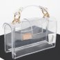 Clear Transparent Top Handle Shoulder Bag