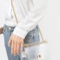 Transparent Chain Strap Flap Crossbody Bag