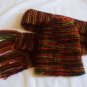 Adult Knit Autumn Hat and Scarf Ensemble
