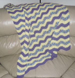Lavendar Monet Blanket
