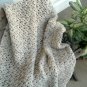 HAND CROCHETED AFGHAN IN ARAN FLECK COLOR