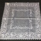 Elegantlinen Embroidered Embroidery Handmade Jeweled 51X51"" Square Tablecloth