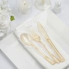 120 Glittered Forks Spoons Knives Set Party Wedding Disposable Tableware Sale