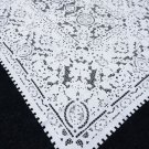 Wall Of China Ivory 72X144"" Embroidery Cutwork Polyester Tablecloth 12 Napkins