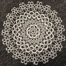 1 Pcs Round 100% Handmade Tatting Lace White Doily Doilies Wedding Bridal Party