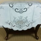 Embroidered Embroidery Night Stand Coffee Side End Table Tablecloth 33"" Round